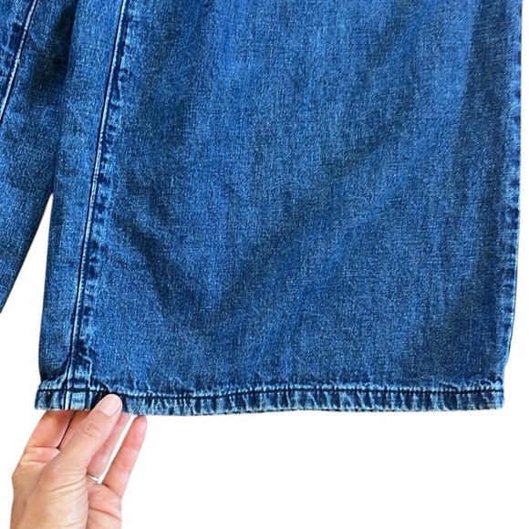 WE THE FREE Wide Leg Cropped Jeans with Front Yoke Size 25 - Picture 4 of 9